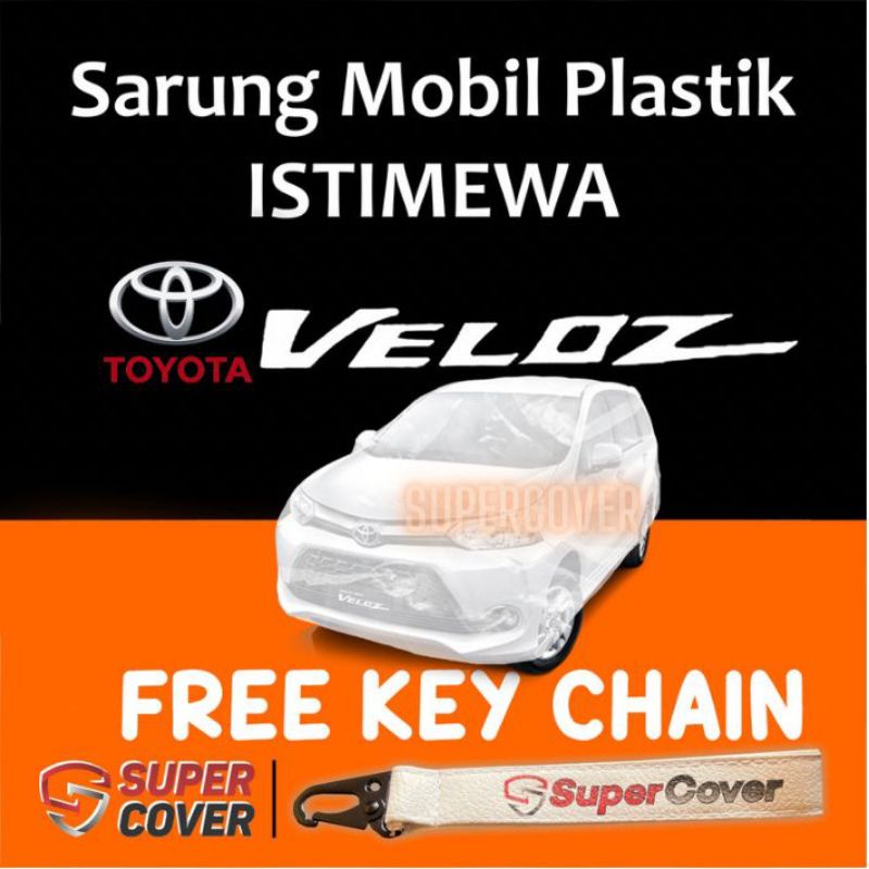 Sarung Mobil Plastik transparan All new Avanza Xenia Veloz Cover Penutup body mobil waterproof