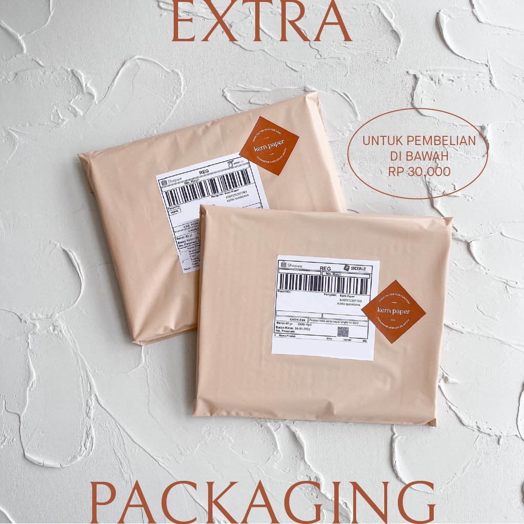 

Kern Paper Packaging (untuk pembelian di bawah 30.000)
