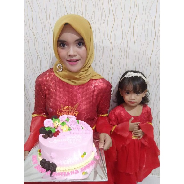 Gaun Muslim Preloved Anak dan ibu