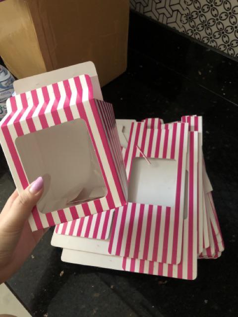 Paper Box Kotak Dus Polka Kotak Packing Souvenir Gelas Mug Handuk Bingkisan Ulang Tahun Anak Wedding