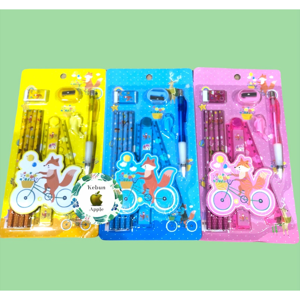 

Set Tulis Anak 9in1/ Set Tulis Anak Karakter / Perlengkapan Sekolah Anak