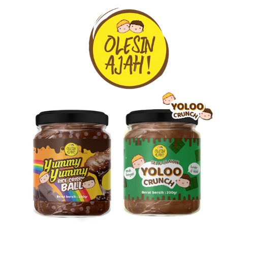 

Promo OlesinAjah Selai Yummy yummy 200Gr + Yoloo 200Gr