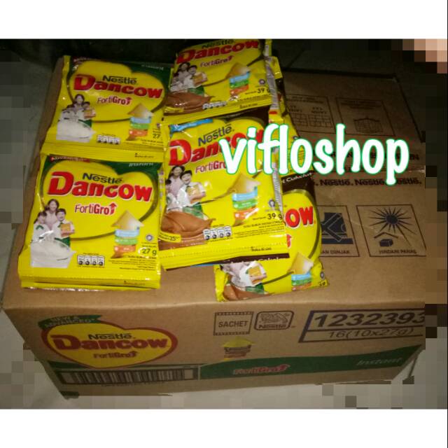 

Grosir & Eceran Susu Dancow Forti Gro (Coklat) Sachet (39 gr x 10 pcs)