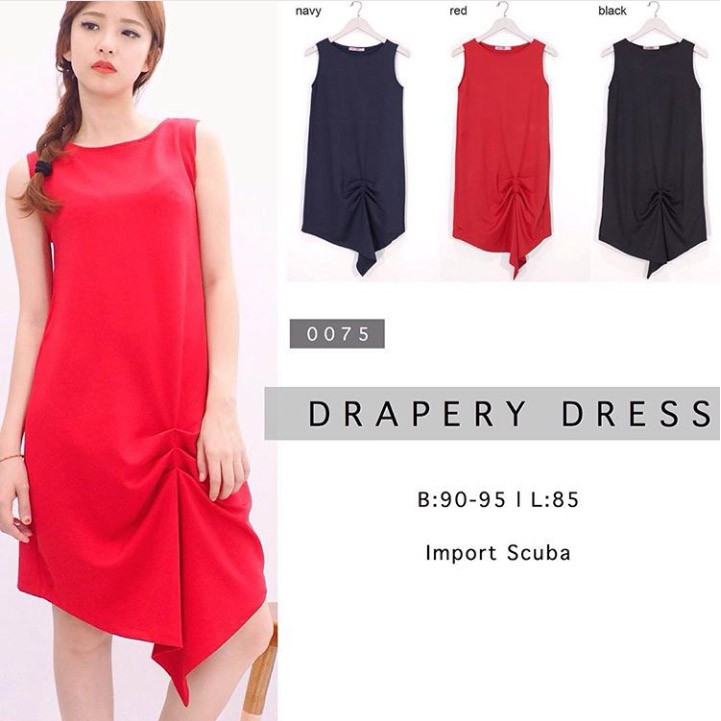 BIGCLO - (COD) Drapery Dress All Size Fit to L