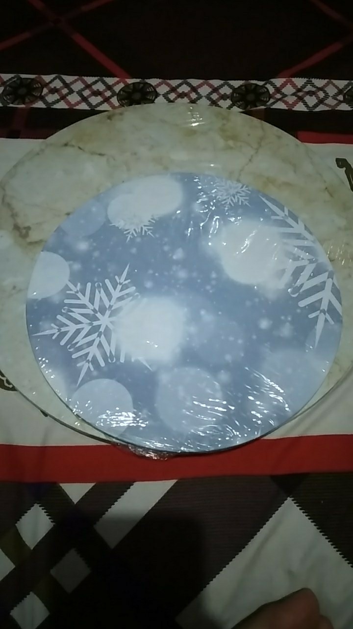 Nicole Creations Premium Cake Boards Round Dreamy Snowflakes | Tatakan Kue | Alas Kue