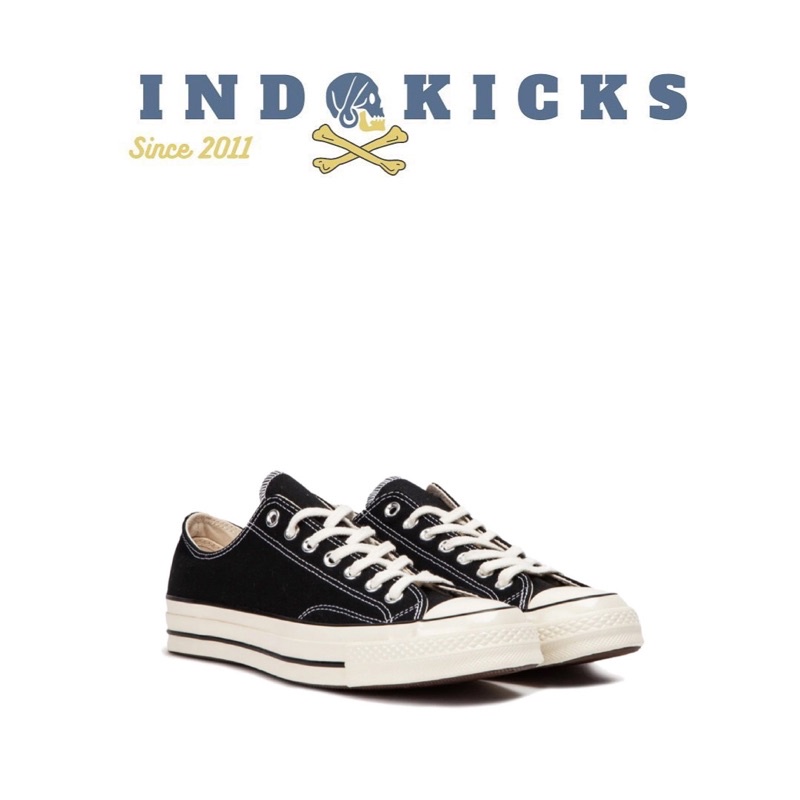 Converse Low 70s Egret 'Black White'