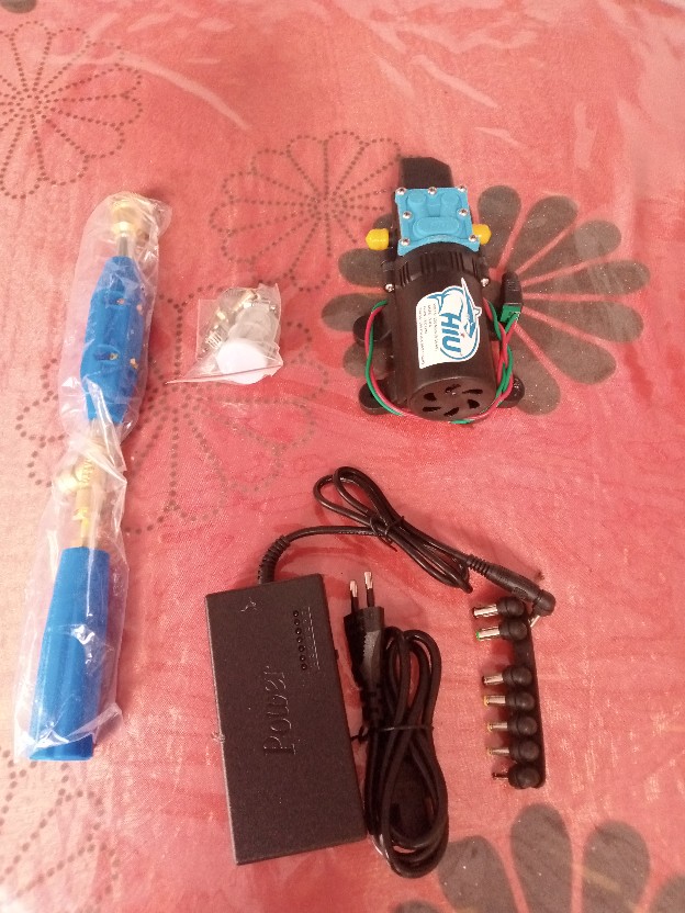 Paket Lengkap Tanpa Selang Dinamo Hiu Alat Cuci Motor Ac Mobil Pompa Air Steam 12v Dc Tekanan Tinggi