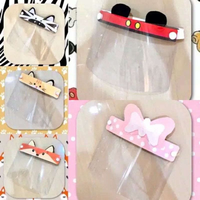 faceshield anak karakter