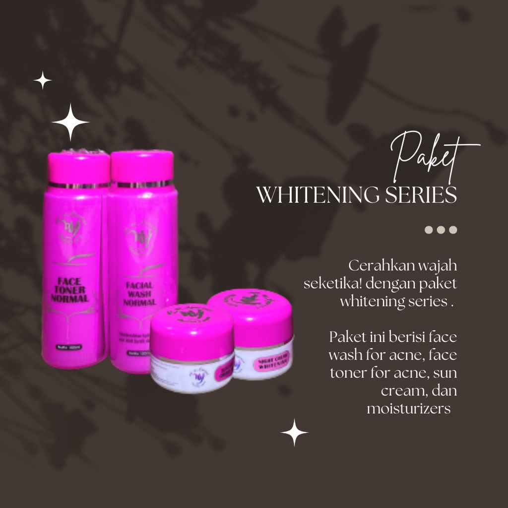 Paket Skincare Glowing Bpom Dr. Widyarini Whitening Series Skin Care Pemutih Wajah Pencerah Muka BONUS Hand Sanitizer &amp; FREE Packing Bubble Wrap