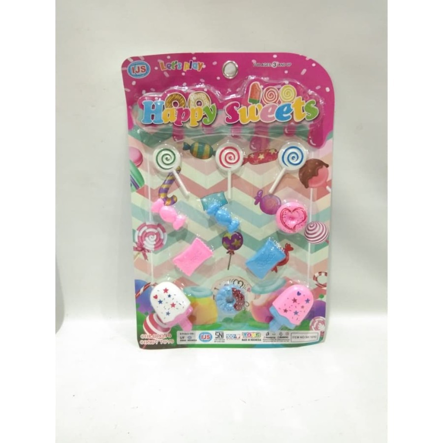 Mainan anak permen manis - Sweet candy isi 11pcs - SH1252