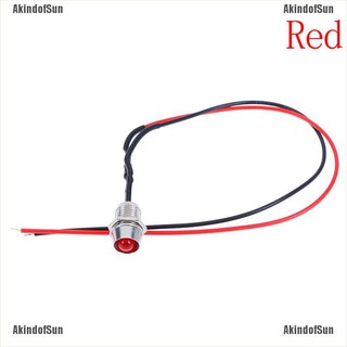Akin Lampu Indikator Logam LED 0 31 12V Warna  Merah 