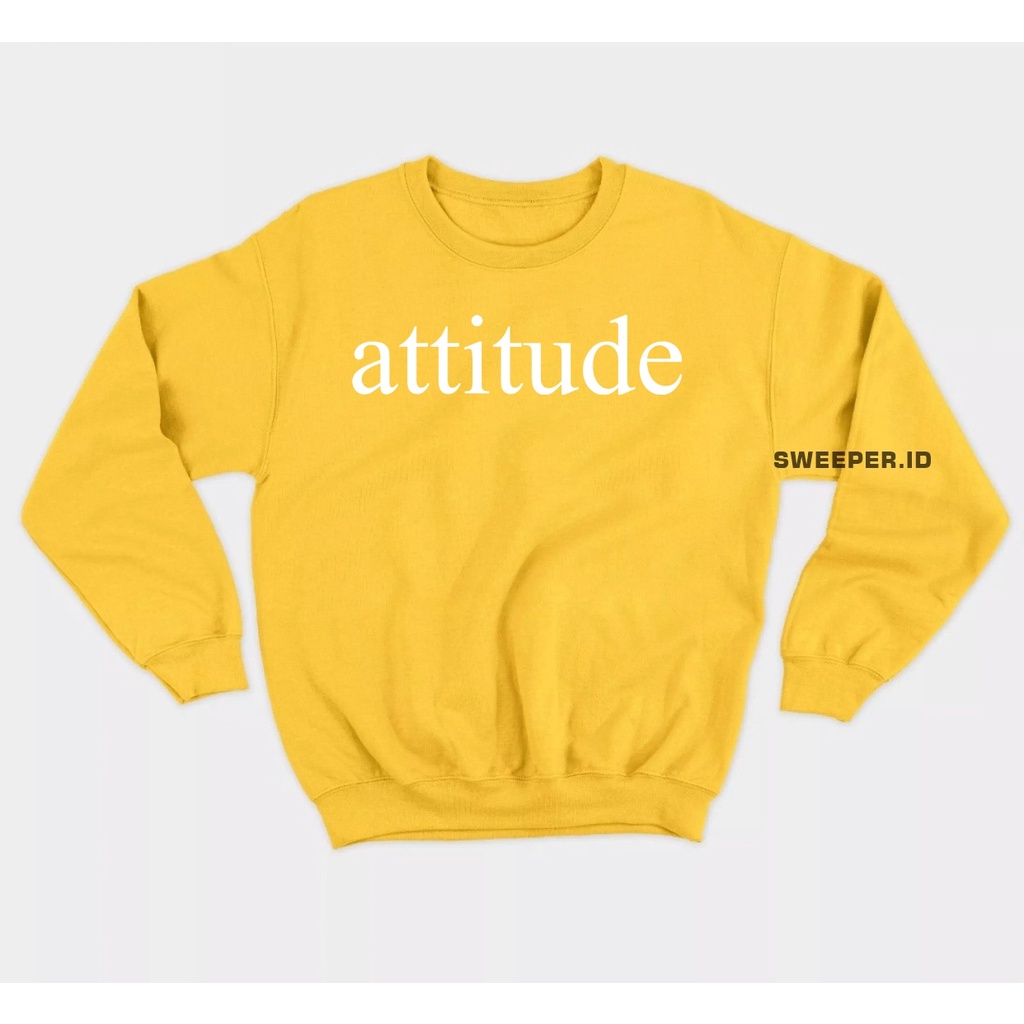 BASIC SWEATER OBLONG ATTITUDE BAHAN FLEECE