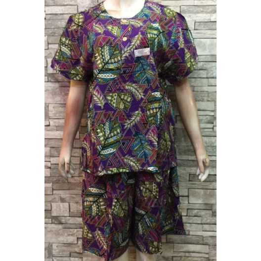 Setelan Wanita Maxi 75 Kencana Ungu Label Hijau