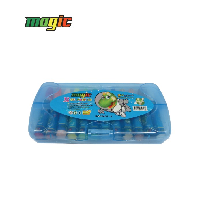 

PASTEL-DRY-OIL- CRAYON MAGIC OIL PASTELS 12 WARNA CASE | GC-2100F-12 -OIL-DRY-PASTEL.