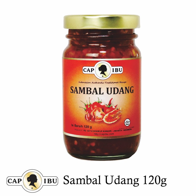 

Sambal Udang Rebon Cap Ibu 120G (Botol Mini)