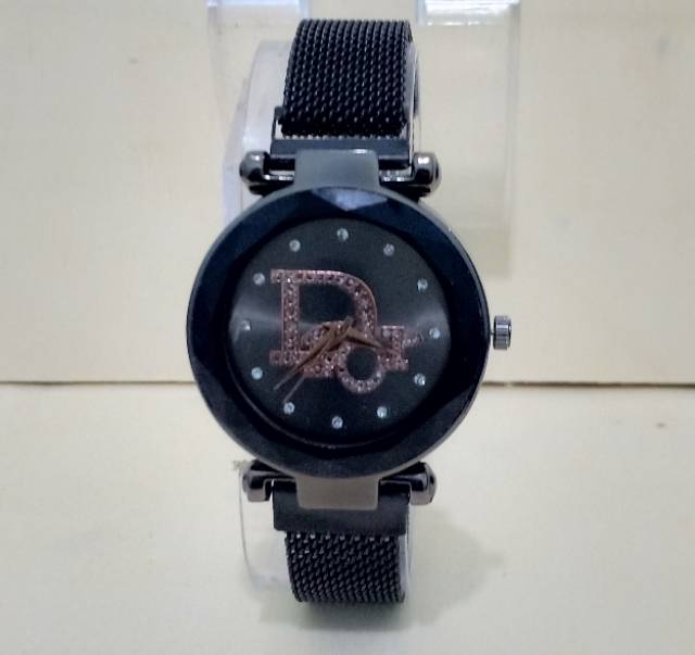 Jam Tangan Wanita Magnetik Murah Diyor Logo Tengah Diamond