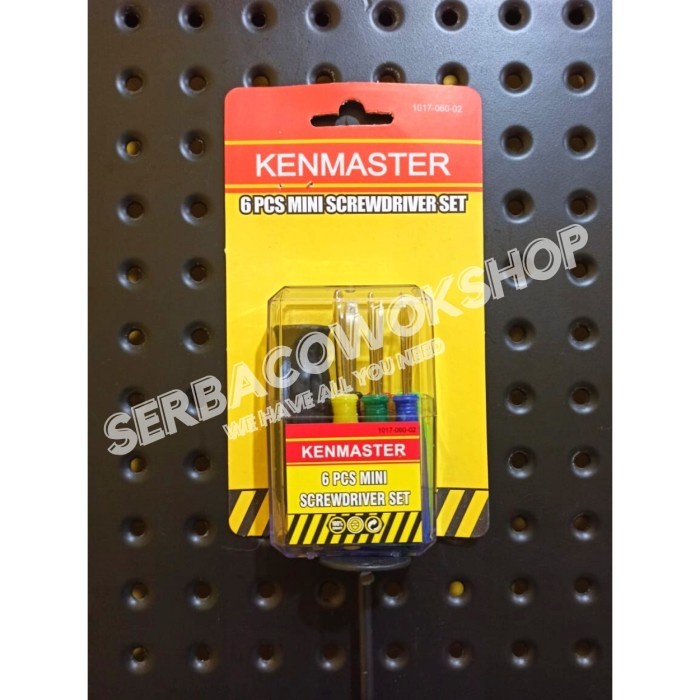 Kenmaster Obeng Hp 6 in 1 Set Box Termurah Berkualitas