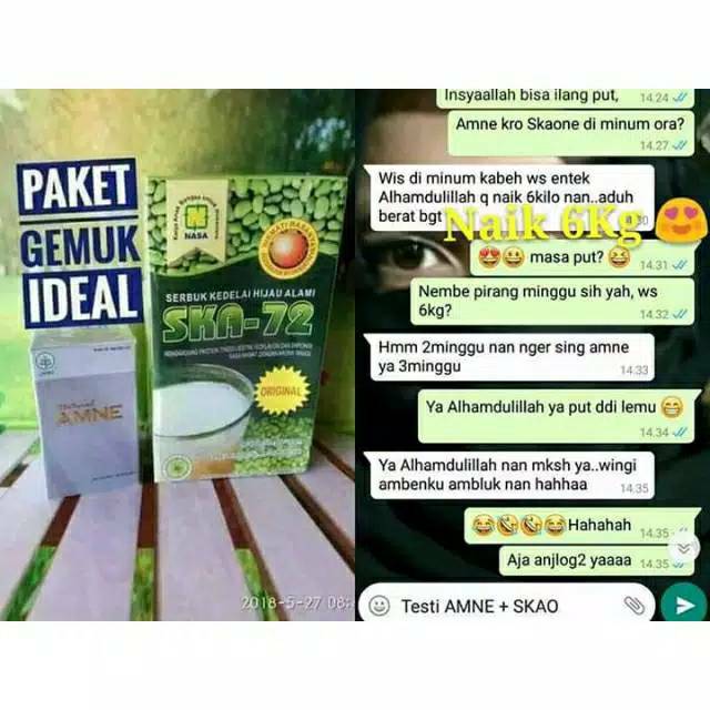 PAKET GEMUK PENGGEMUK BADAN NASA OBAT HERBAL PENAMBAH BERAT BADAN BPOM AMAN UNTUK BUSUI TANPA EFEK
