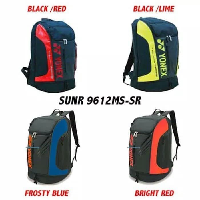 ORIGINAL TAS BADMINTON YONEX SUNR 9612MS-SR BACKPACK RANSEL