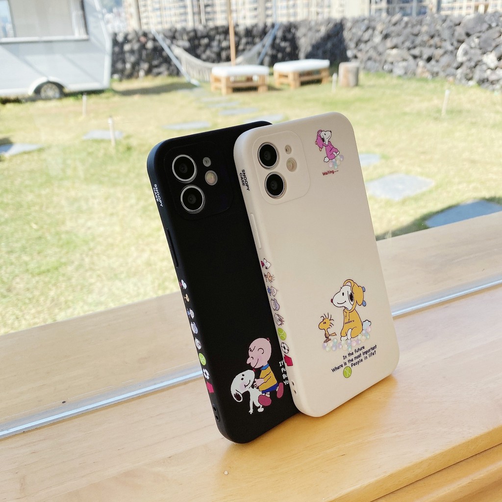 【COD Tangding】Iphone11Pro Max 12 Promax Cartoon Boy Puppy Pattern Anti-fall Phone Case Protection