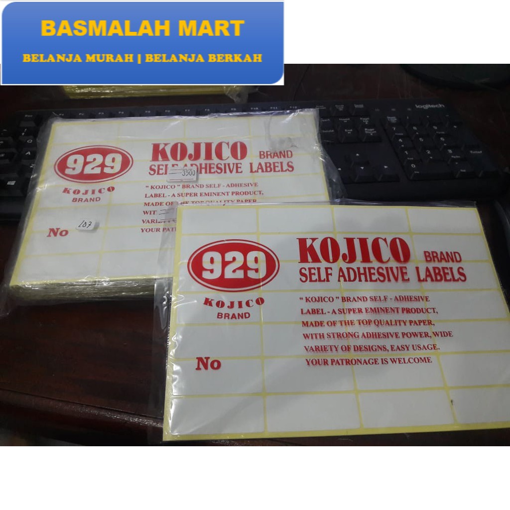 

Label Sticker Kojiko 929 (15x46mm) (Ilham Berkah Mart)