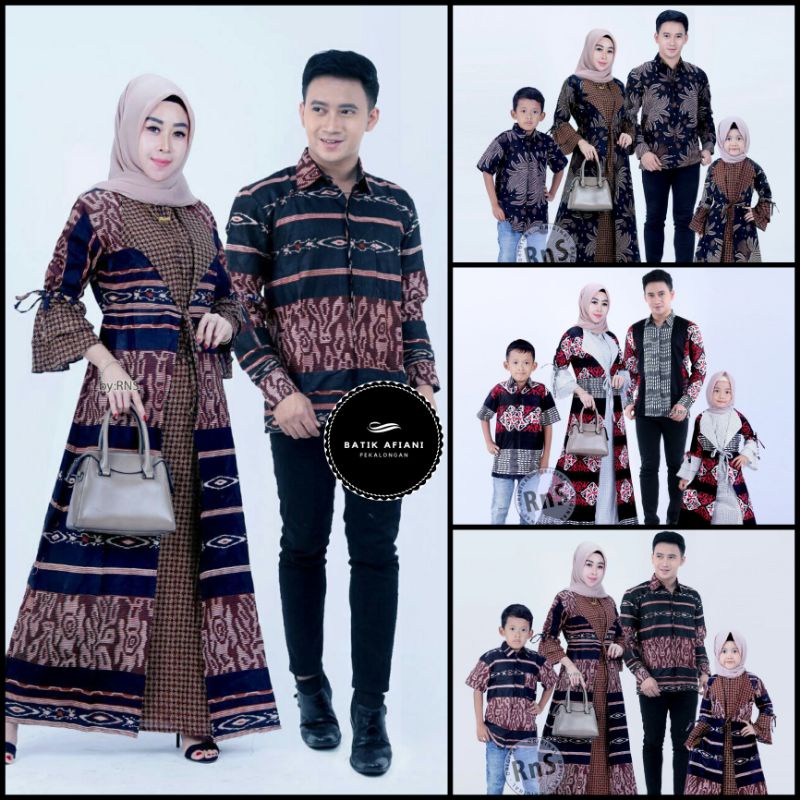 COUPEL GAMIS FAMILI Batik keluarga ,SARIMBIT IBU AYAH DAN ANAK,BAJU COUPLE BATIK MURAH SERAGAM