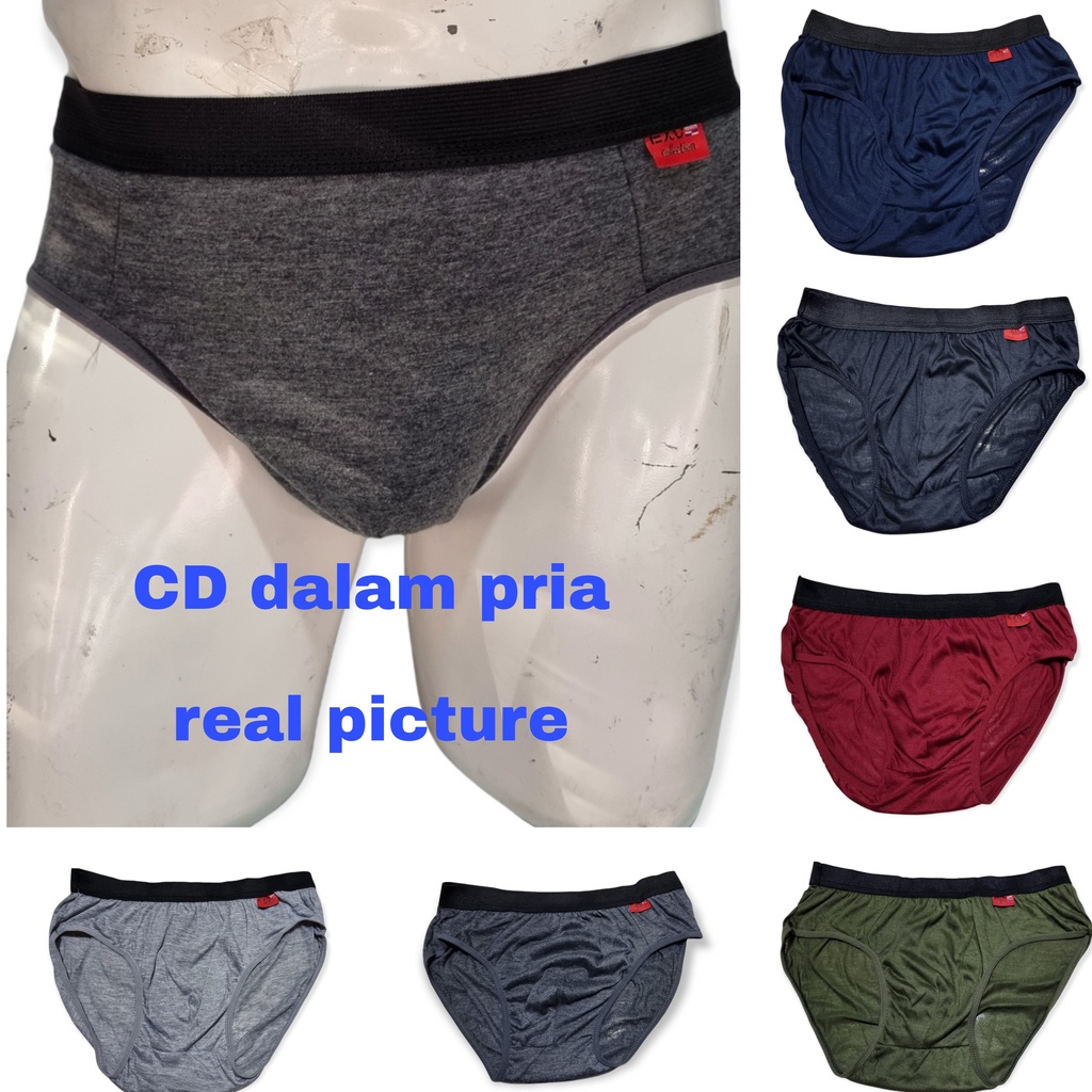 Celana dalam pria CD SEGI TIGA 6pcs dan 3pcs