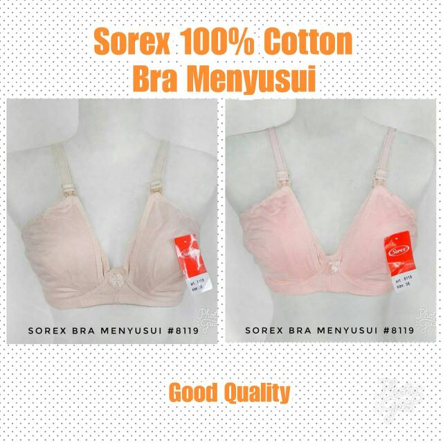 BH Menyusui Nursing Bra SOREX Cotton kode 8119