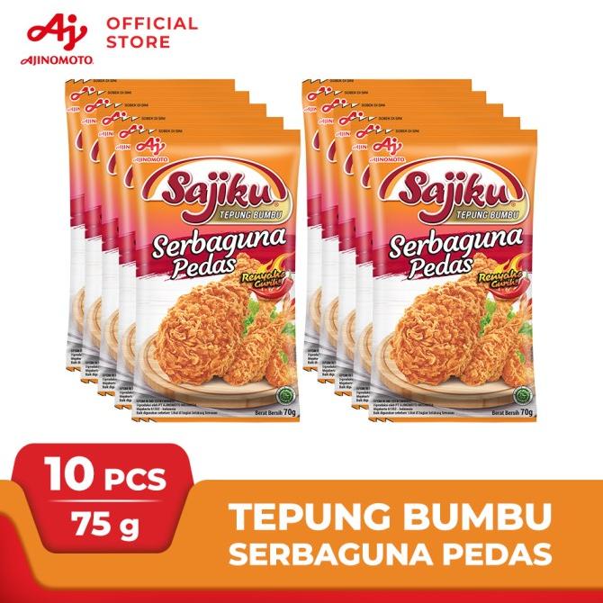 

Sajiku Tepung Bumbu Serbaguna Pedas 75g (10 pcs)