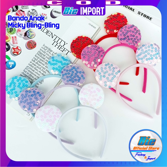 Bando Anak Micky Rainbow Premium Impor Best Seller