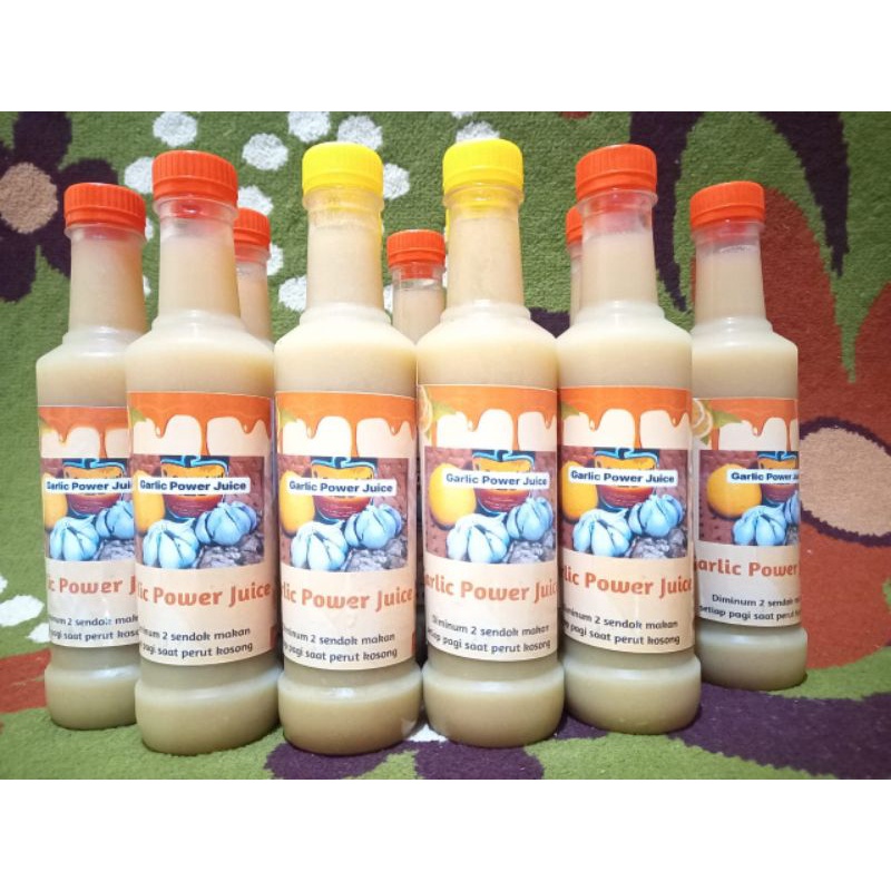 

Jus bawang putih, jahe, lemon, cuka apel dan madu