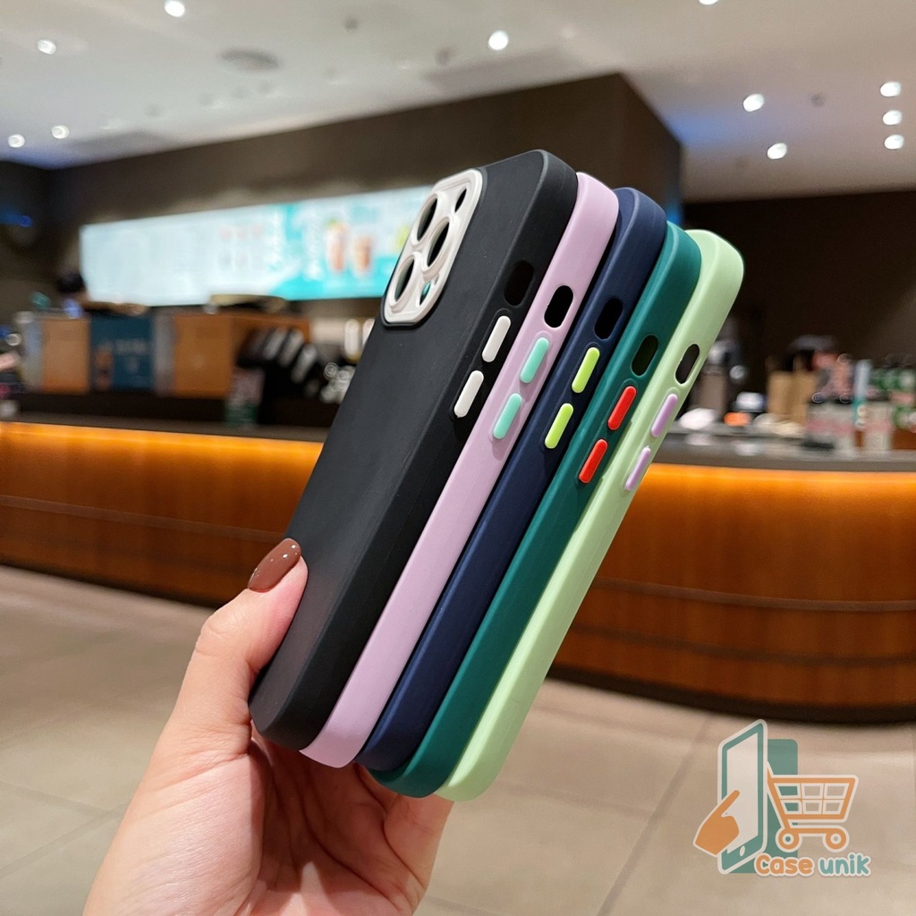 SOFTCASE NALLE CANDY MACARON PROCAMERA 2IN1 PELINDUNG KAMERA FOR OPPO F1S A59 F5 F7 RENO 4F F17 5 5F A94 6 7 7Z A96 4G 5G CS4338