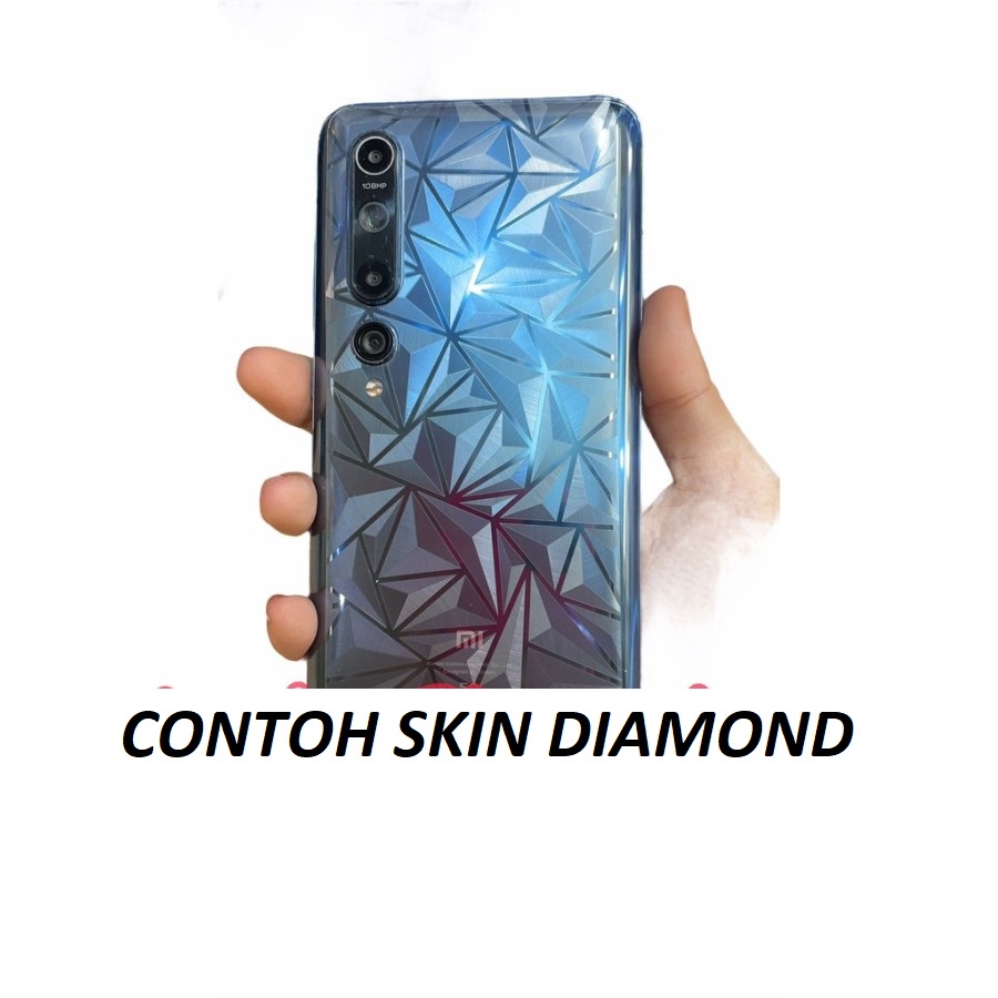 INFINIX HOT 12 HOT 12 PRO HOT 12i HOT 12 PLAY ANTI GORES BELAKANG SKIN DIAMOND GARSKIN  MOTIF 3D SPIRAL TRANSPARAN BACK GUARD ANTI JAMUR INFINIX HOT 12i INFINIX HOT 12 PLAY