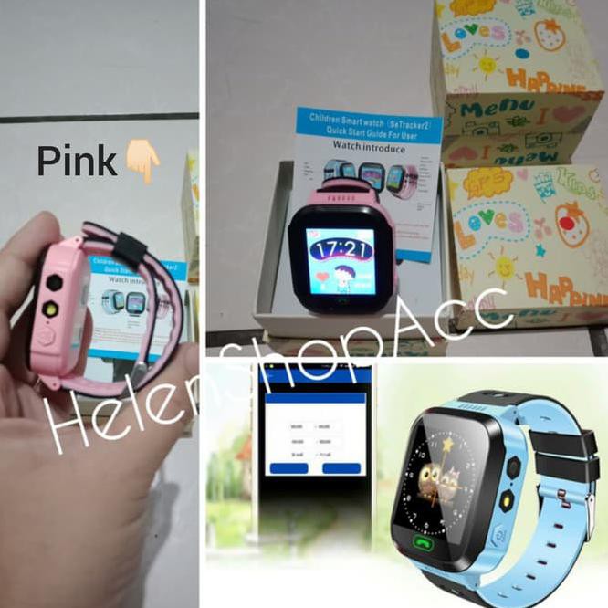 6C6V Jam Tangan Anak Gps.Smartwatch G36-Gm Gps Tracker For Kids - Blue Ifmu