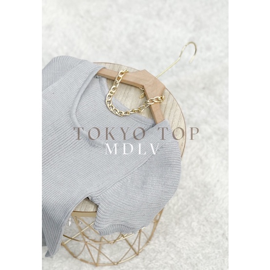 MDLV ~ Top Tokyo Rajut Atasan Blouse Rajut