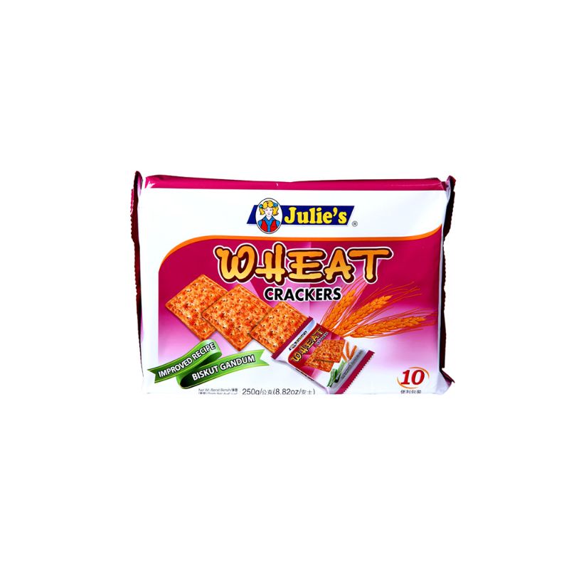 

JULIES WHEAT CRACKERS 250GR/PCK