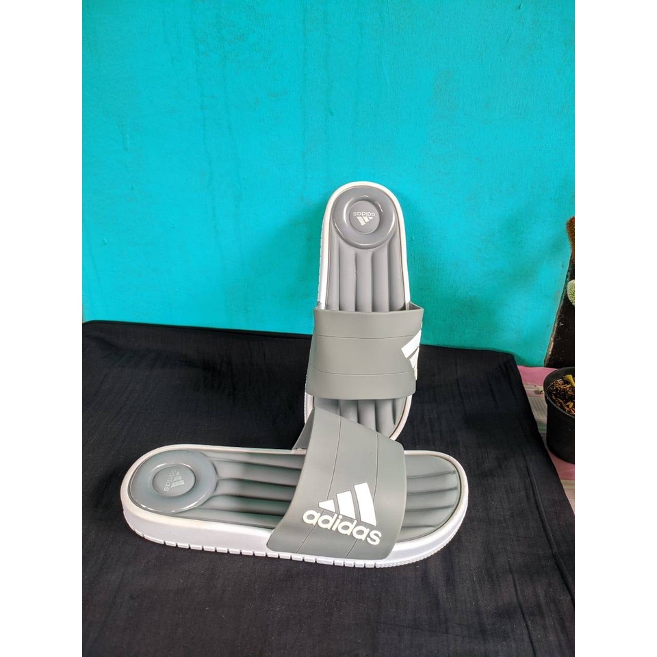 100% GRADE ORIGINAL IMPORT KARET LENTUR/SANDAL ADIDAS SLOP PRIA CASUAL SPORT