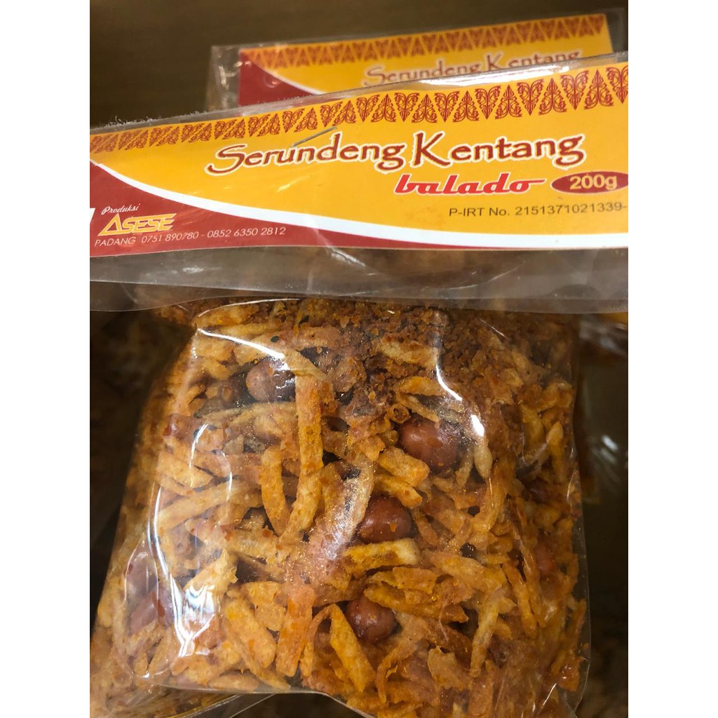 

Serundeng Kentang Balado Asese 200g