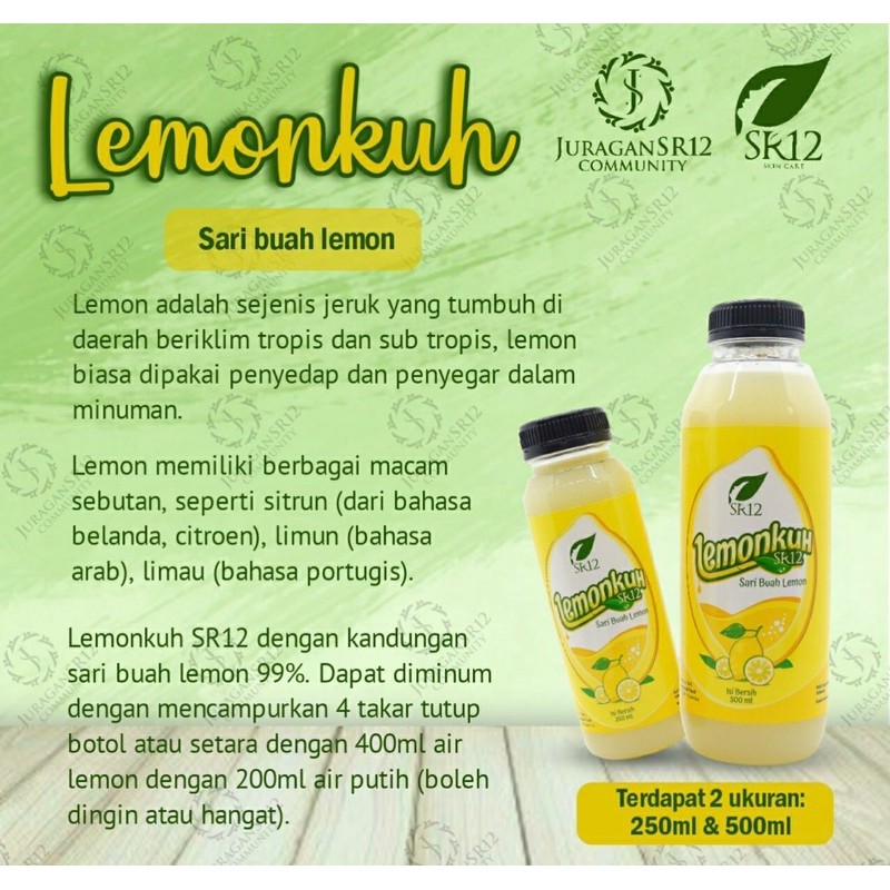 

Lemonkuh 99% Sari Lemon Asli