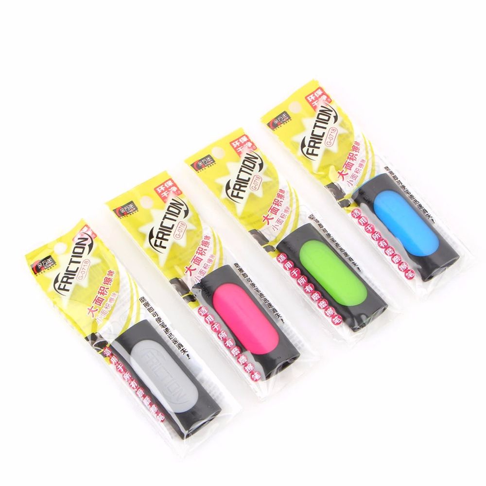 QUINTON Kids Ink Eraser Gifts For Erasable Pen Rubber Eraser Students Solid color Stationery Children Office School Supply 50mm*20mm Friction