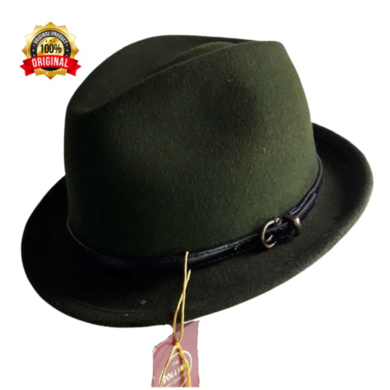 Topi Laken Stouth Warna Hijau 100% Woll Original The Rolling