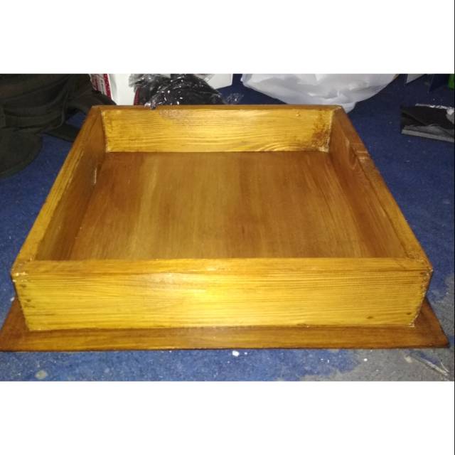 Kotak nampan seserahan pernikahan tunangan kayu