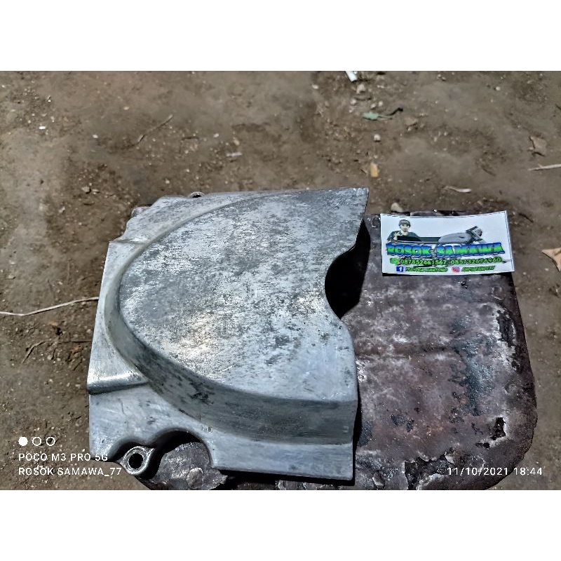 TUTUP GEAR/COVER GEAR DEPAN ORIGINAL COPOTAN TIGER LAMA BAHAN ASLI DIRAL BAWAAN MOTOR