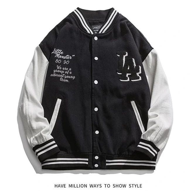 LA Jaket baseball / baseball jacket / baseball jaket / baseball jacket pria / baseball jacket wanita