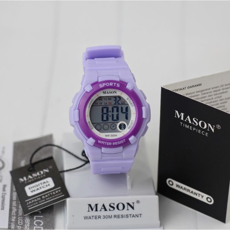 Jam tangan Mason 7012 Tali Rubber original wanita