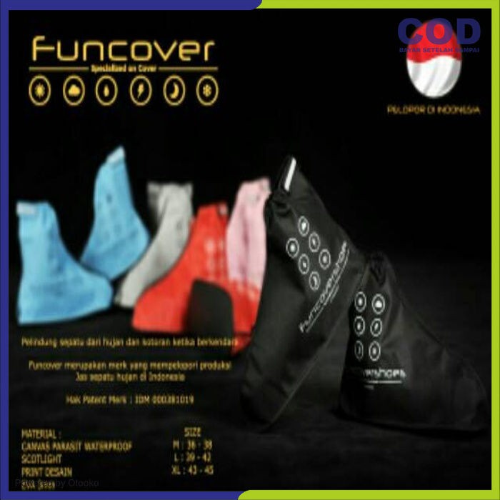 Cover Shoes Jas Sepatu Funcover Original