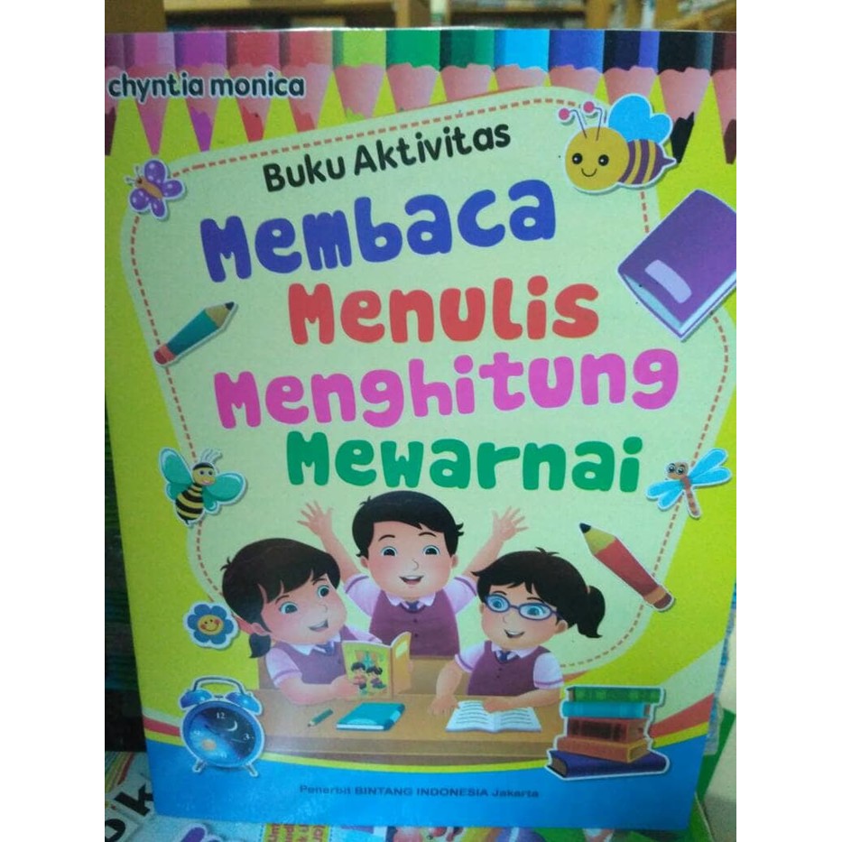 Buku Anak Membaca,Menulis, Menghitung, Mewarnai