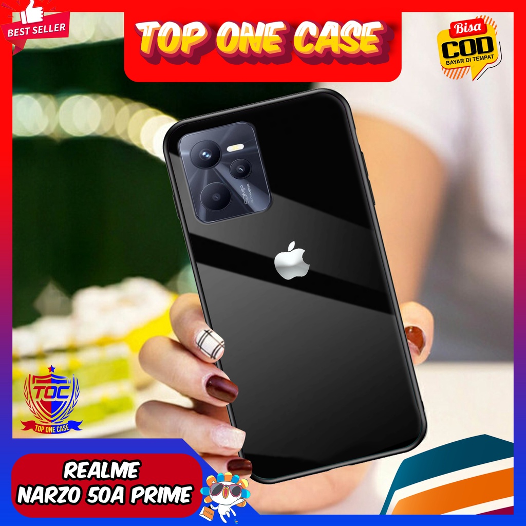 CASE REALME NARZO 50A PRIME - Casing REALME NARZO 50A PRIME Terbaru AERO STORE [ MARBLE ] Silikon - 