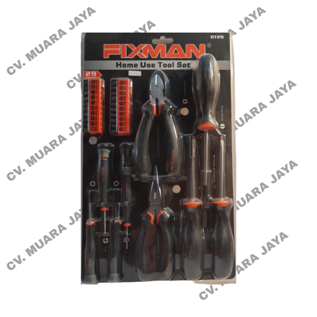 Fixman Tool Set Lengkap 29 pcs