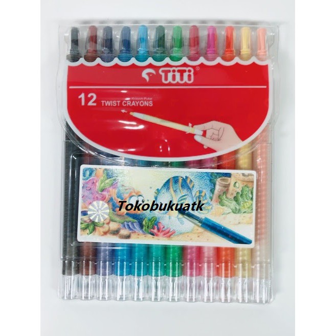 

Twist Crayon Titi/Crayon Titi Puter/Krayon Titi Puter Isi 12